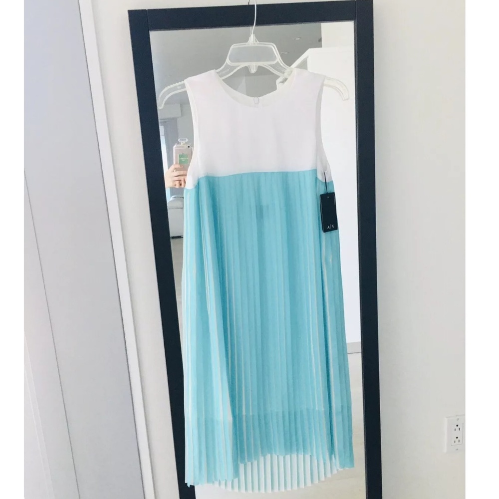Armani Exchange Cayenne Pleated Dress